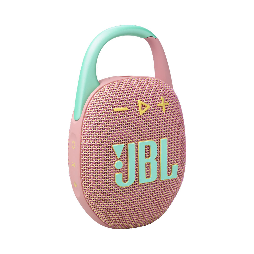 JBL Clip 5 Portable Bluetooth Speaker with Carabiner, Waterproof & Dustproof, 12H Playtime