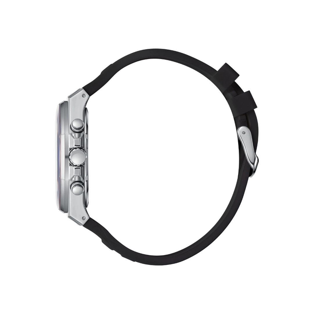 Slazenger Gents Multifunction Analog Watch with Silicone Band, 44mm