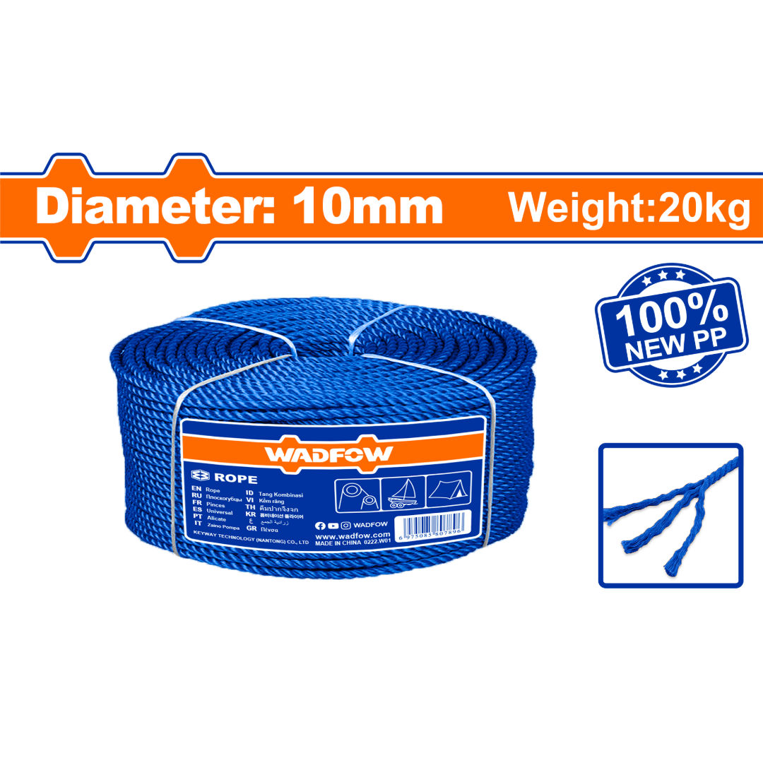 WADFOW Rope, PP Monofilament Twist Rope