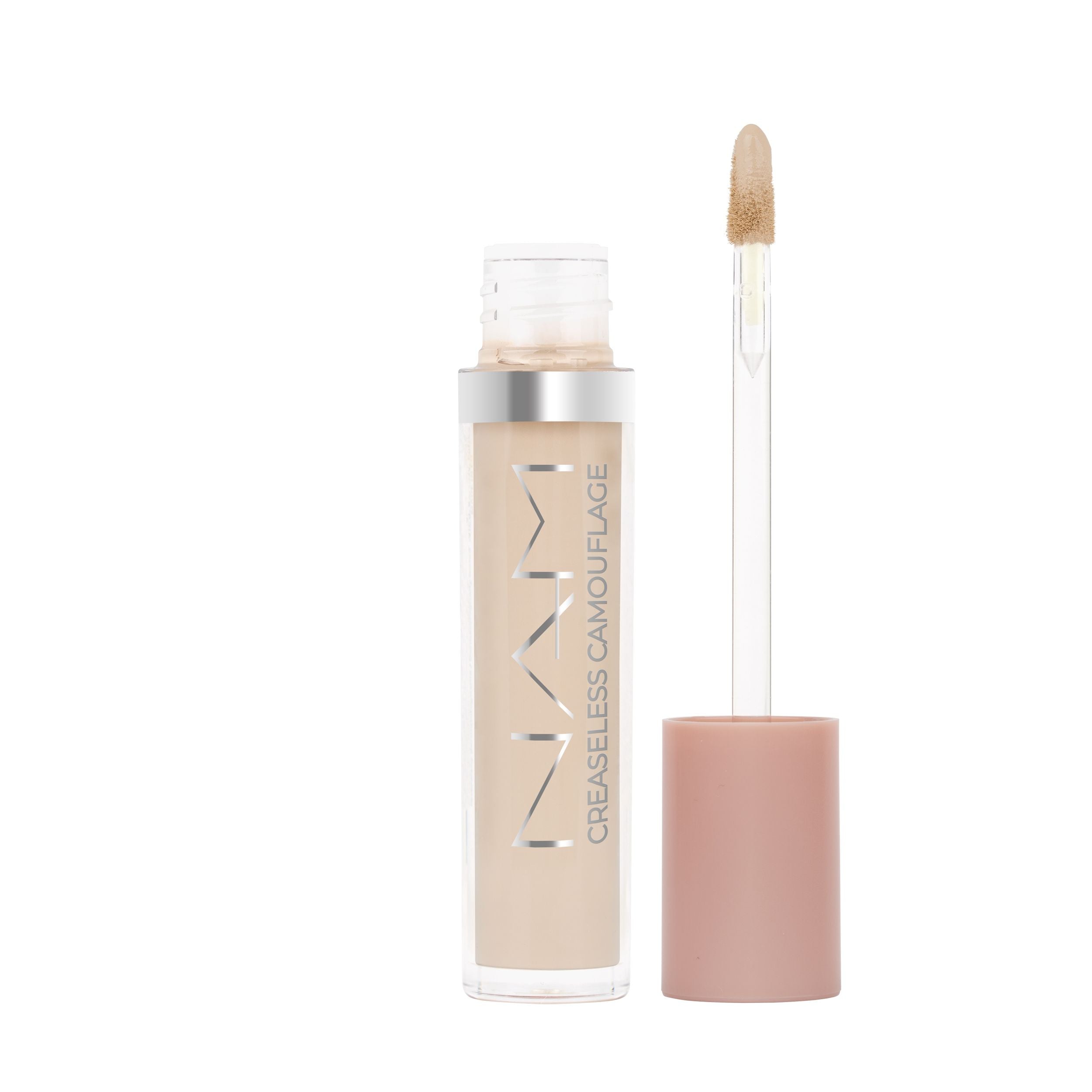 NAM Creaseless Camouflage Corrector, High-Coverage, Crease-Resistant Liquid Concealer