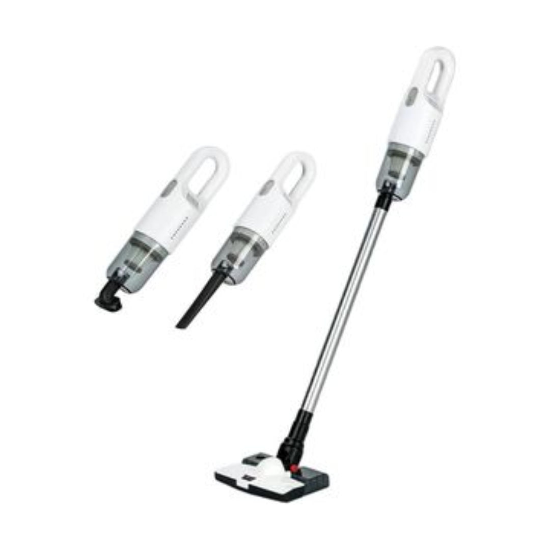Porodo Portable Cordless Stick Vacuum Cleaner 11-12Kpa, 100W, 7500mAh, White