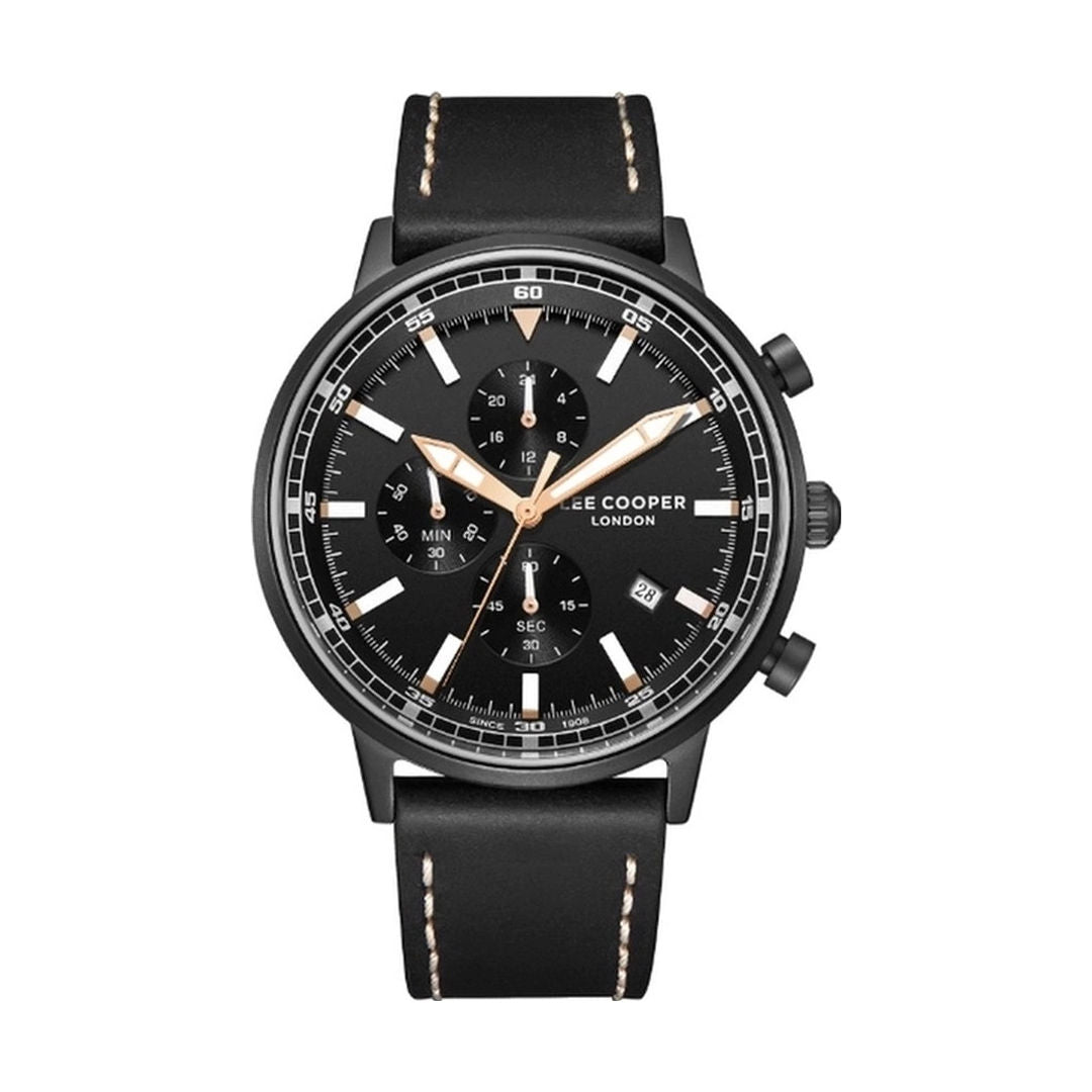 Lee Cooper Gents Multifunction Leather Band Watch, LC07943 series