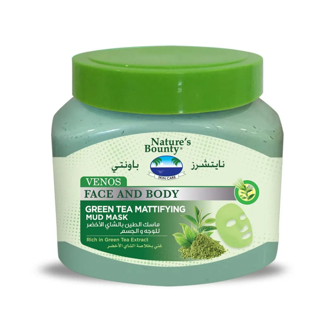 Nature's Bounty Venos Mattifying Mudmask, Green Tea