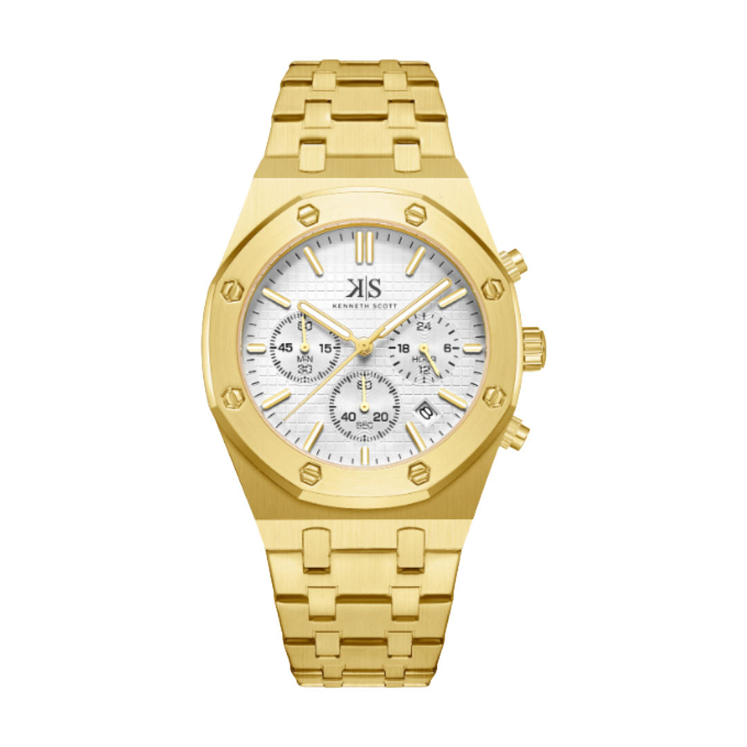 Kenneth Scott Men’s Multi-Function Analog Watch, K24112 Series