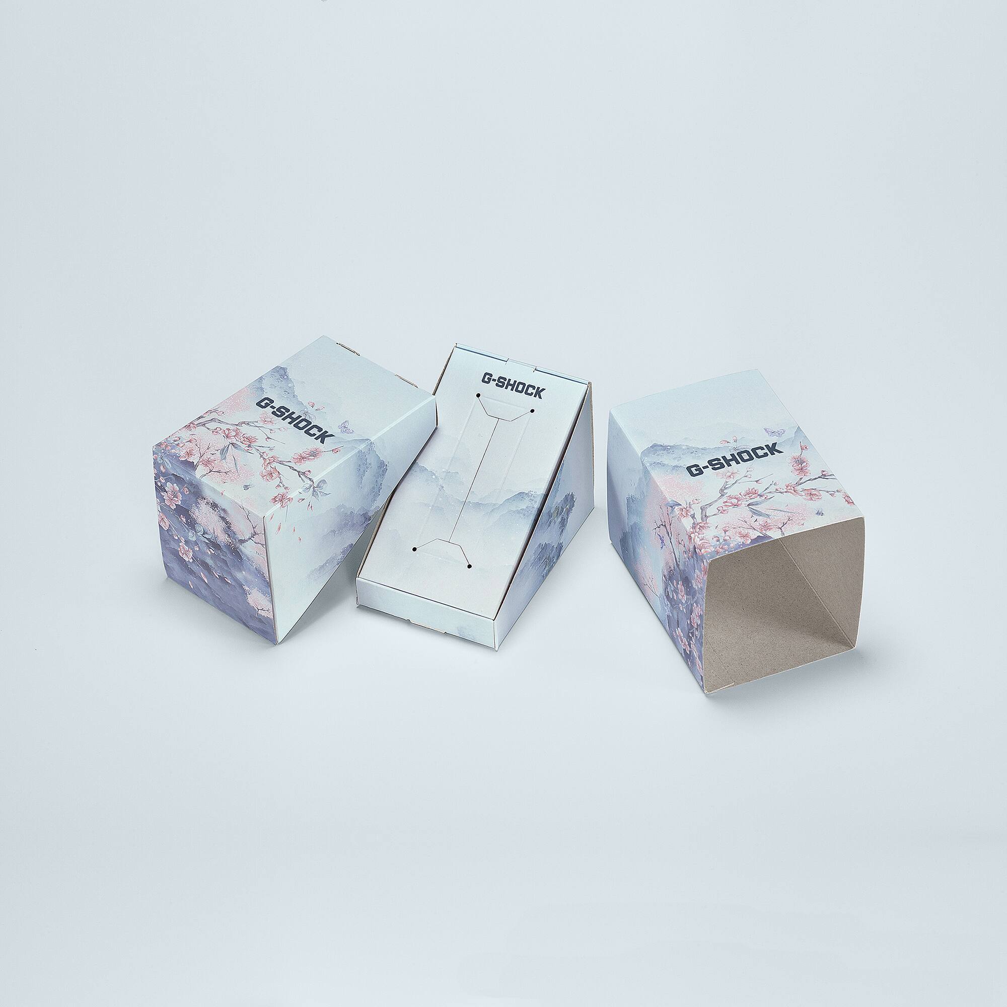 ساعة كاسيو G-Shock التناظرية الرقمية من سلسلة 2100، باللون الوردي، GA2110SL-4A4