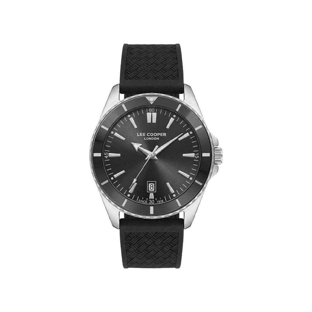 Lee Cooper Men's Rubber Strap Watch, LC08257 Series