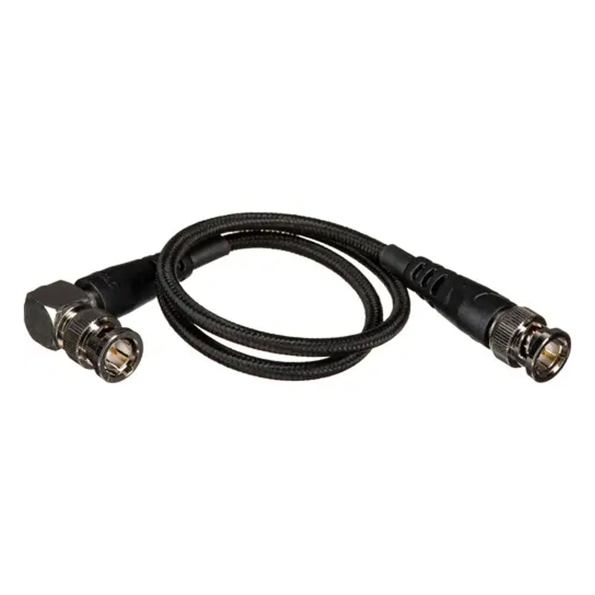 Kondor Blue 20Inch 12G-SDI Cable, Straight to Right-Angle Connectors for 4K 60p, Black