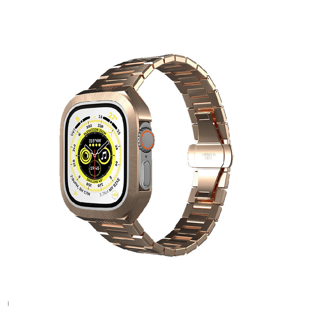 Levelo Royal Stainless Steel Apple Watch Band, 49mm