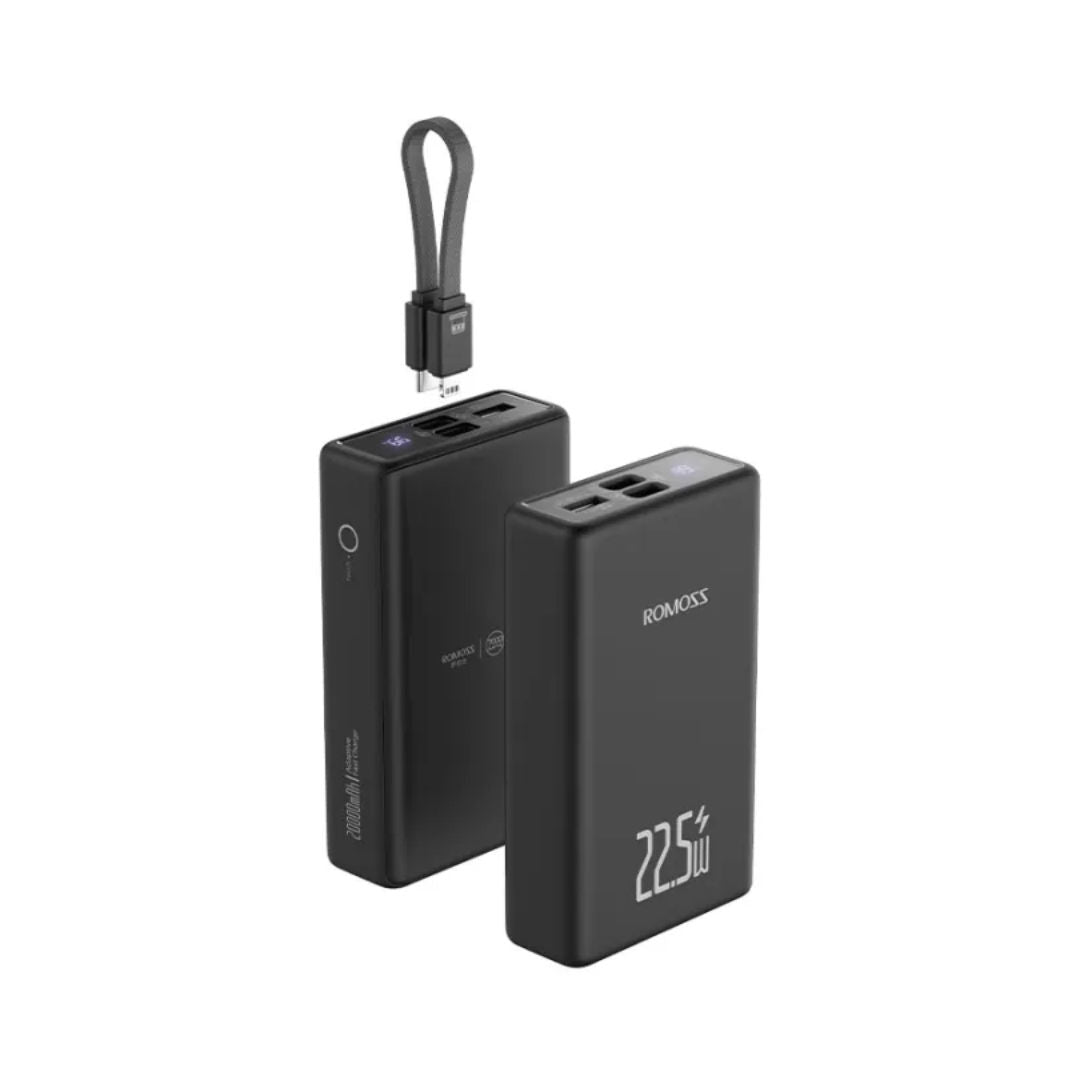 Romoss 20000mAh Fast Charging Powerbank, 22.5W, PLT20A