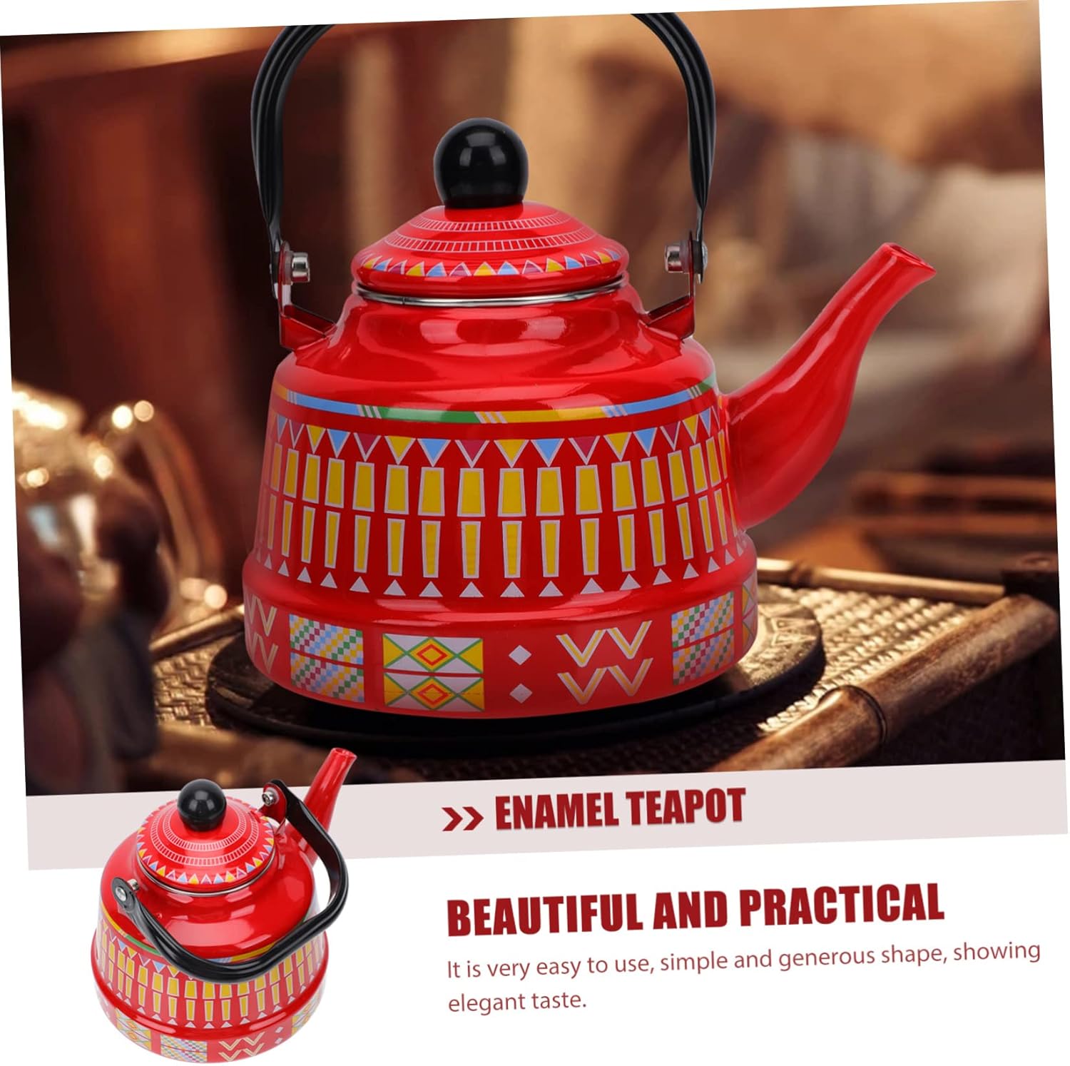 Atad Traditional Tea Pot 2.5L, Classic Heritage Design, Elegant & Practical for Daily Use
