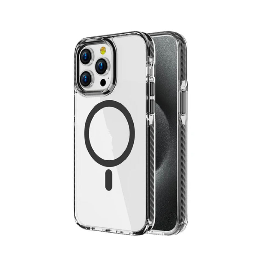EpicArma Slim Tough Reliable Case with MagSafe for iPhone 16 Pro Max, Clear