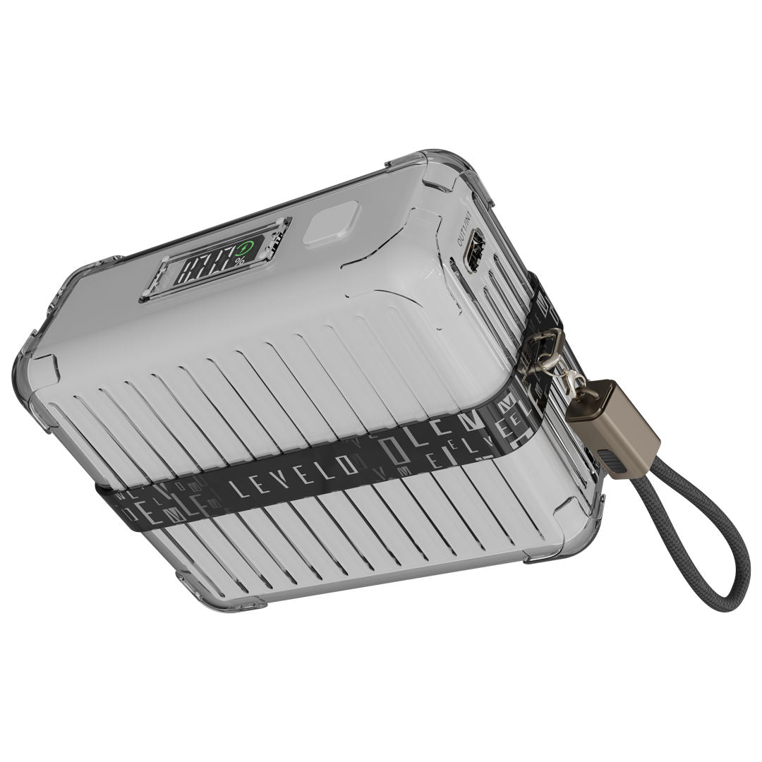 Levelo Aerion Portable 10000mAh Power Bank, LED Display