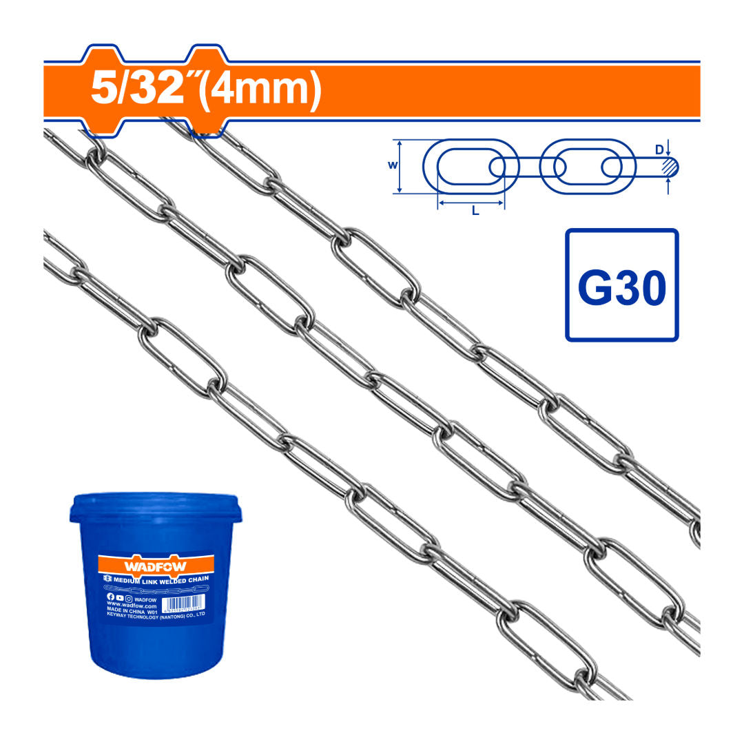 WADFOW Medium Link Welded Chain