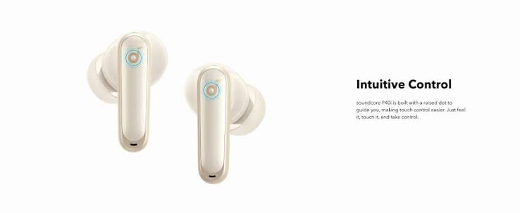 Anker Soundcore P40i In-Ear Earbuds - White