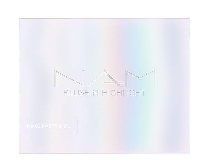 NAM Shimmer Blusher & Highlighter Illuminating Blush, Nr 02 Party Girl