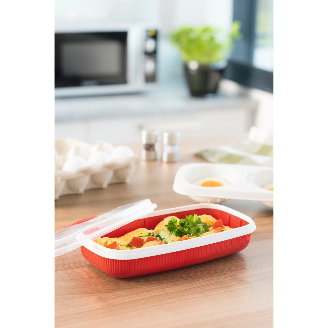 XAVAX 111486 Microwave Omelette Maker, PP, 0.75 l