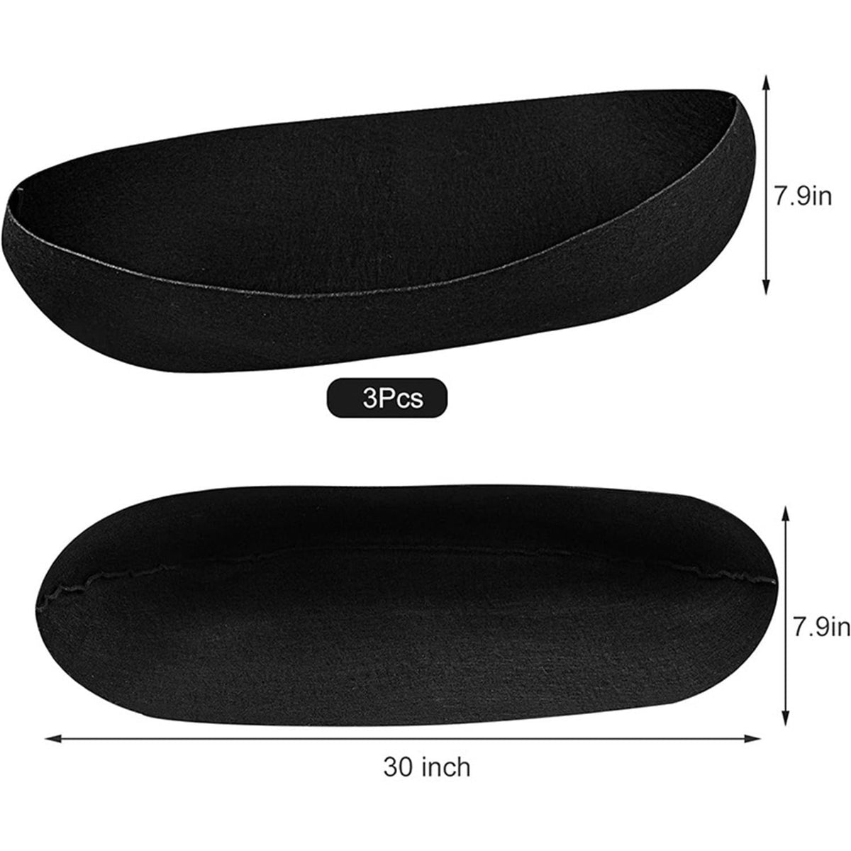 3Pcs Planter Basket Liners Fabric Window Box Liners Trough Planter Liner Replacement