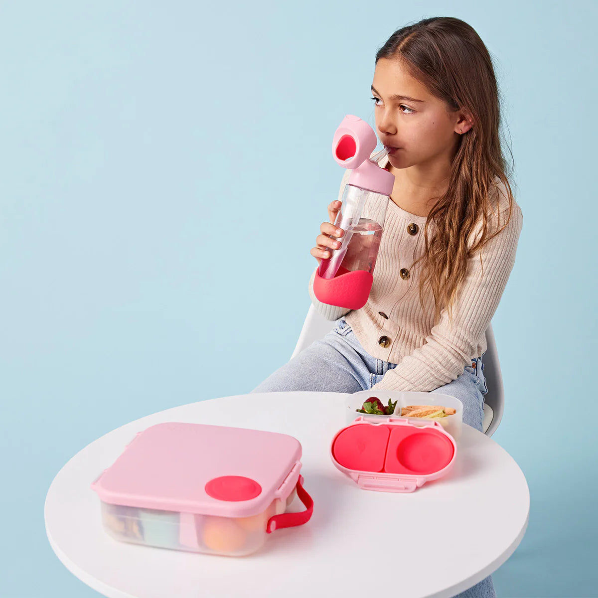 b.box Tritan™ Drink Bottle 600ml – Flamingo Fizz