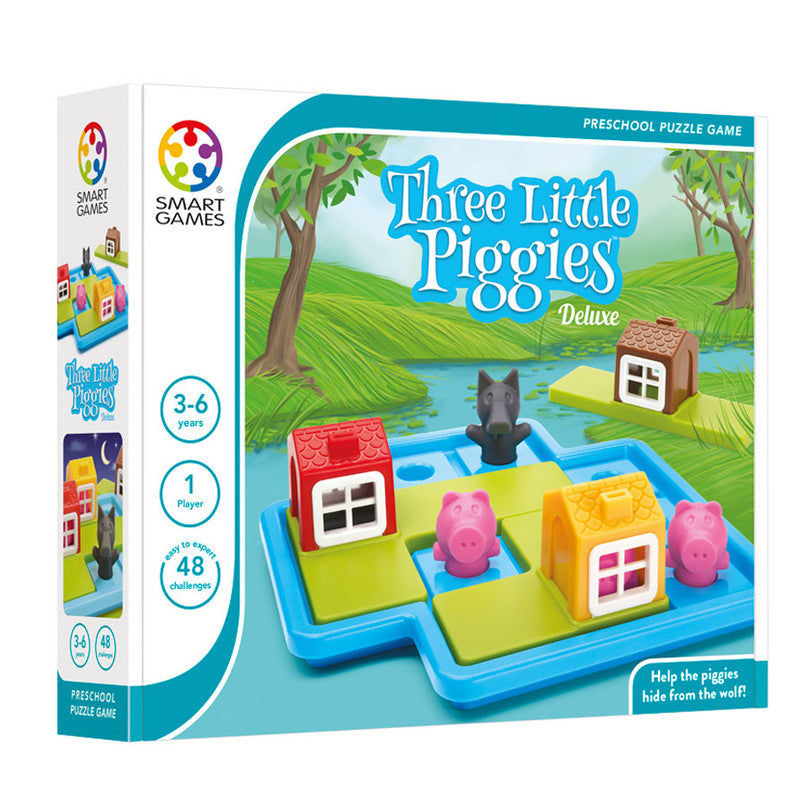 Smart Games Three Little Piggies — Preschool Puzzle Game
