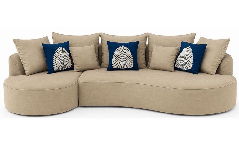 Left Facing Compressed Corner Sofa #JHYS804