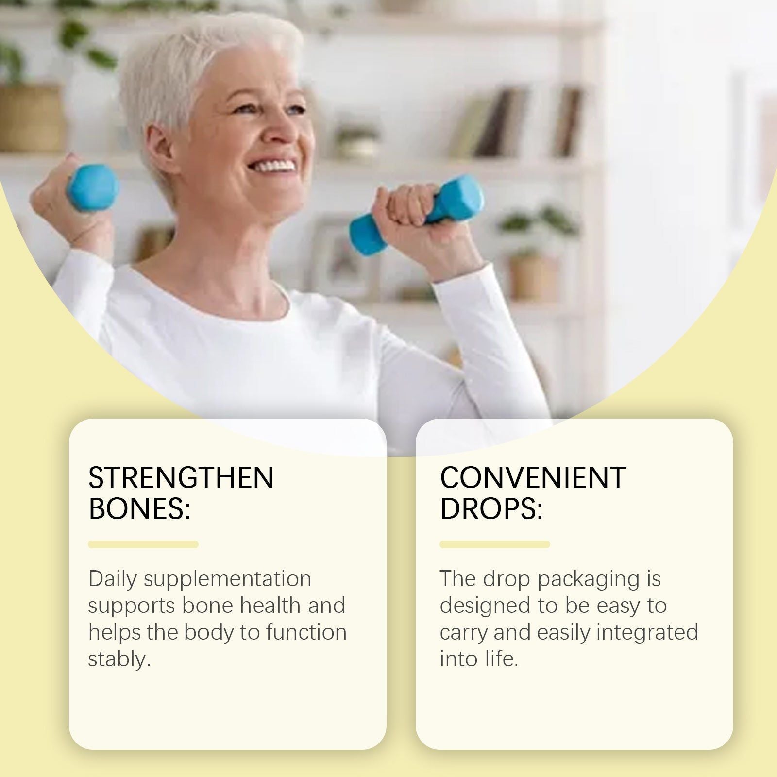 Boost Bone Health with Body Care Drops, Natural Joint Support, Easy to Use ,60ml