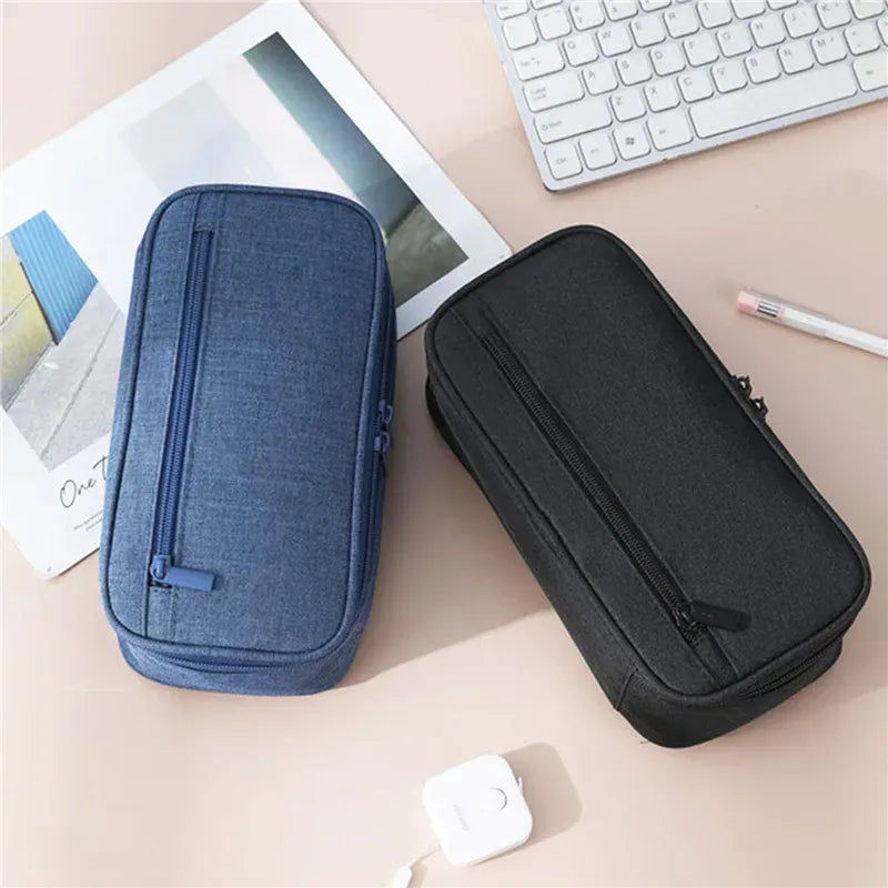 Large Capacity Pencil Case Pen Storage Bag Storage Pouch Student Stationery Boxes