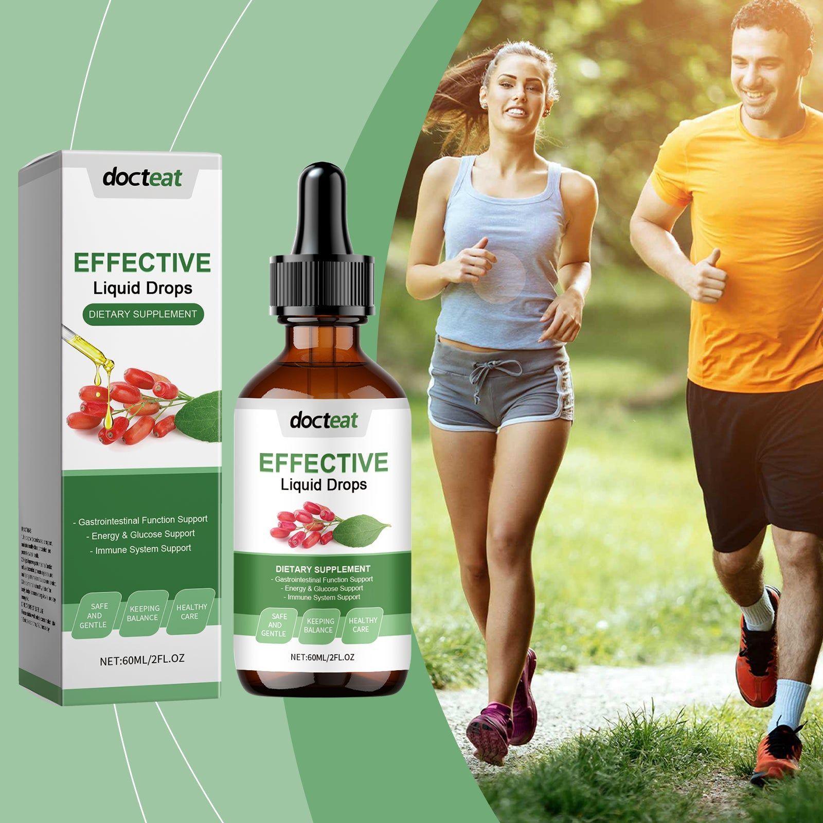 Boost Your Body Care with Herbal Supplement Drops, Enhance Health Naturally ,60ml