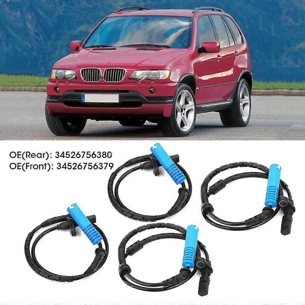 Car ABS Wheel Speed Sensor Set for BMW X5 E53 2000-2006