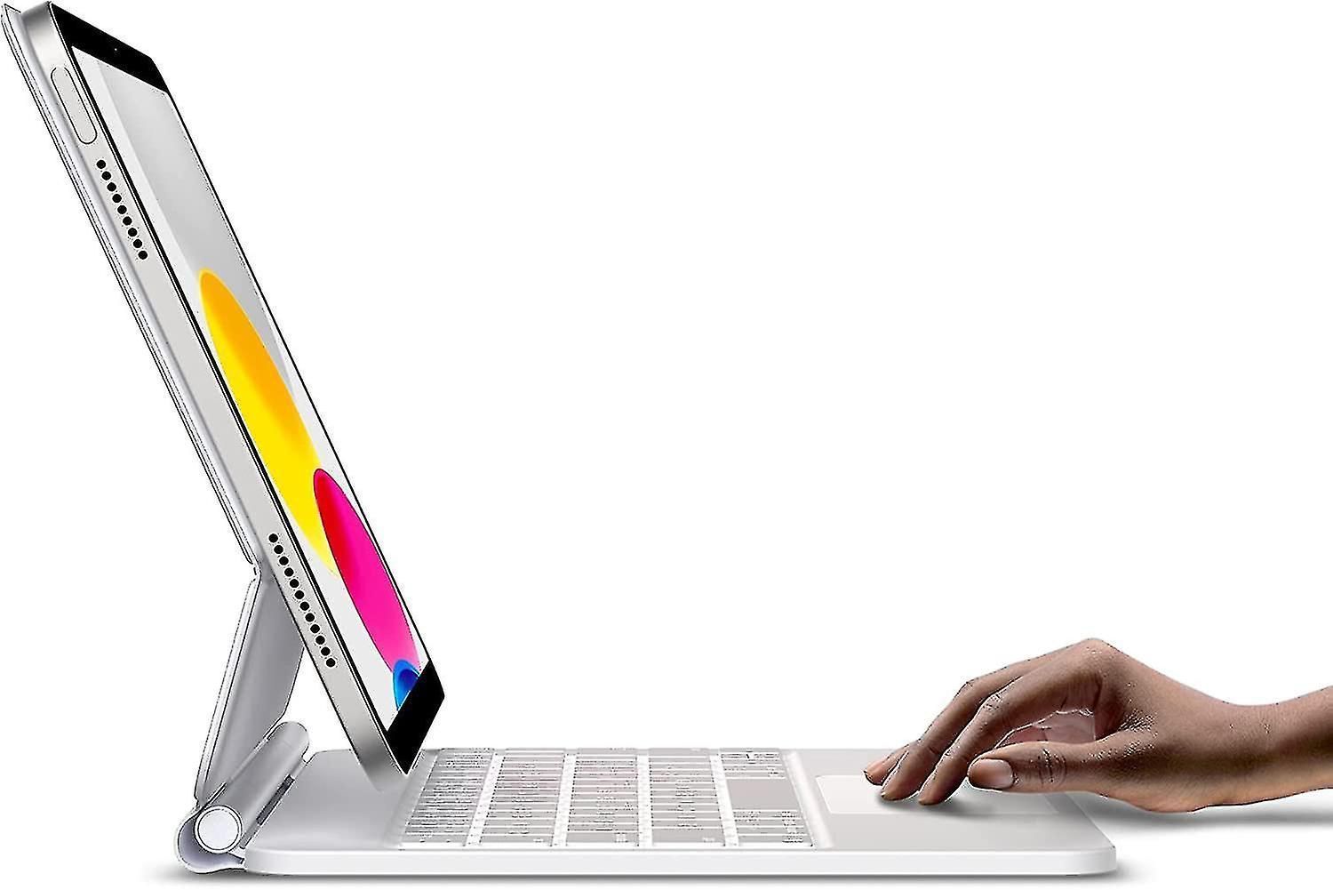 Slim Magnetic Backlit Keyboard Case For iPad 10th Generation (10.9-inch, 2022)  Wireless Cover with Keypad & Multi-touch Trackpad