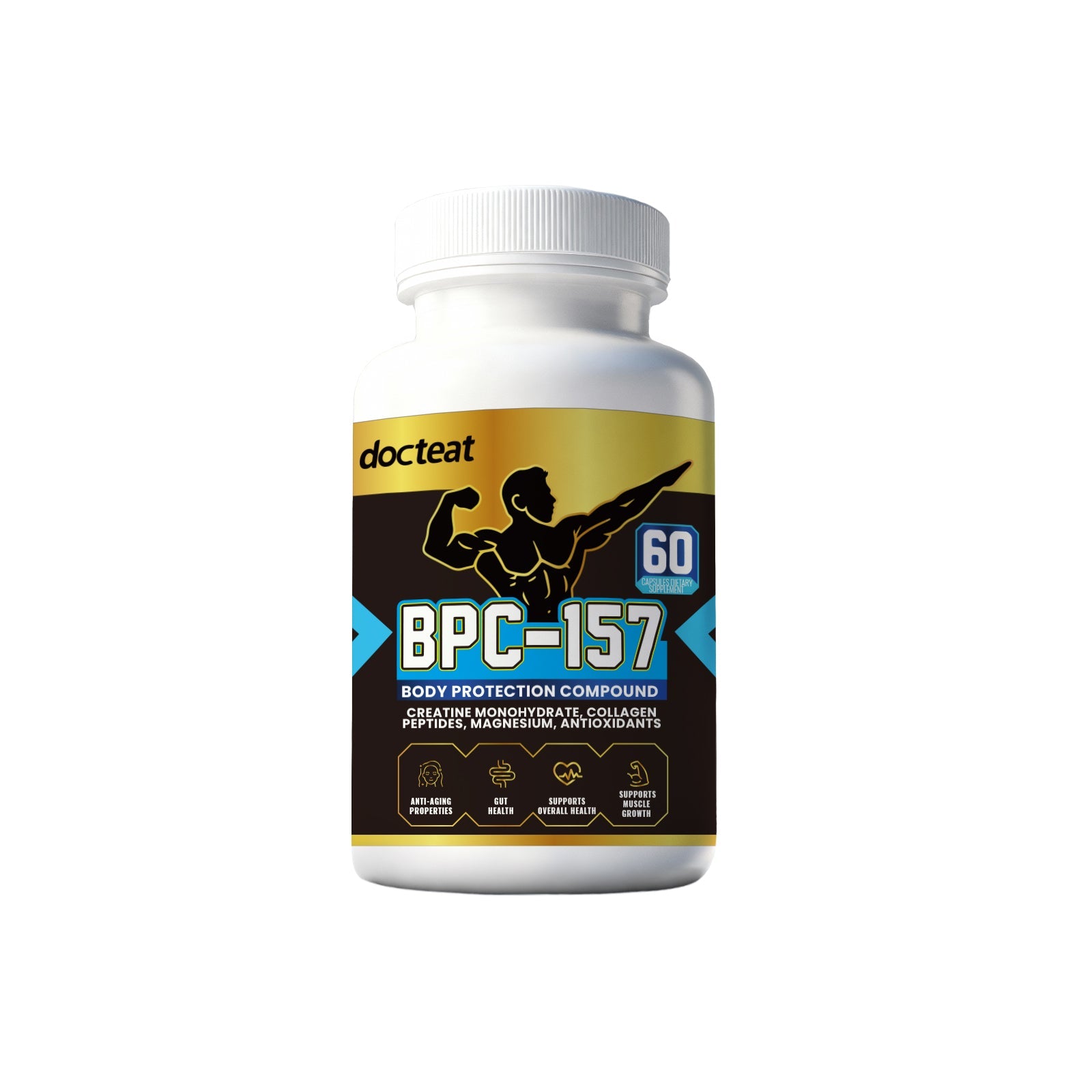 Boost Muscle Endurance, Body Care, Recovery Capsules for Active Lifestyle ,60 capsules
