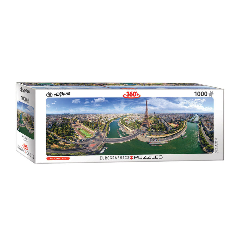Paris France- 1000 Pcs Panoramic Puzzle