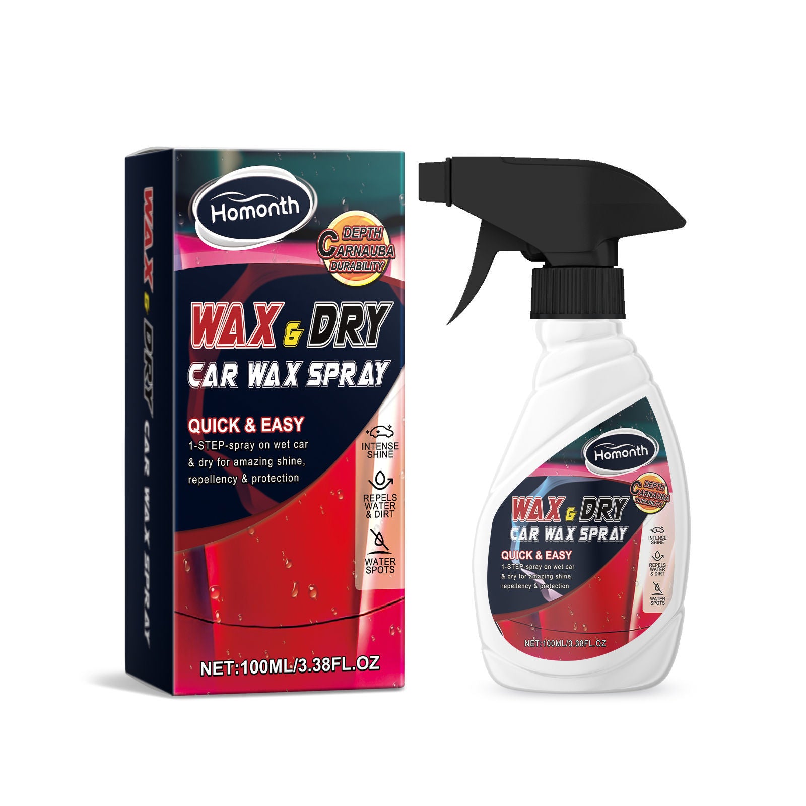 Automobile Coating Spray, UV Protection, Car Wax & Polish, Easy to Use ,100ml
