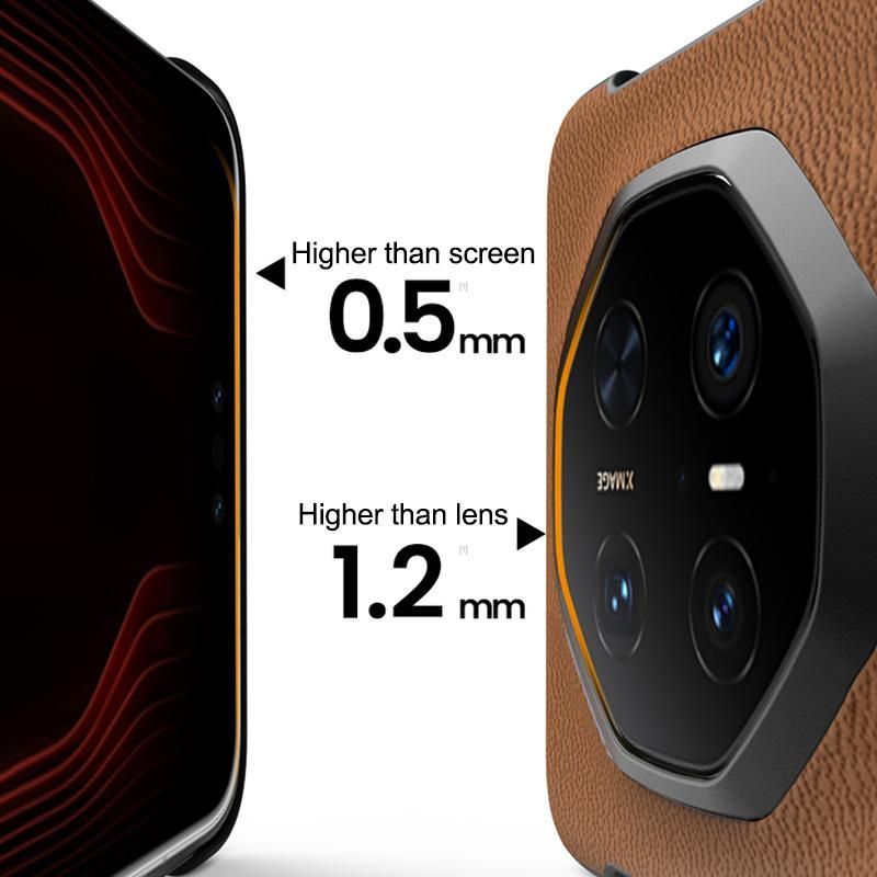 Leather Hybrid PC Case For Huawei Mate 60 RS Ultimate