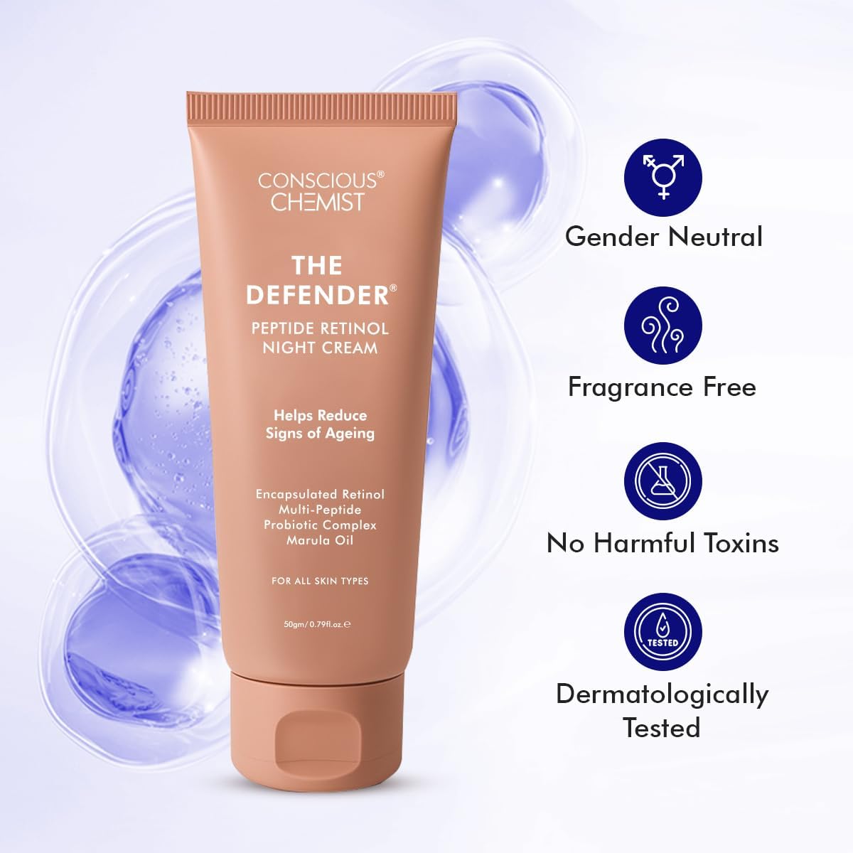 Conscious Chemist 0.2% Retinol Moisturizer Cream | 50g