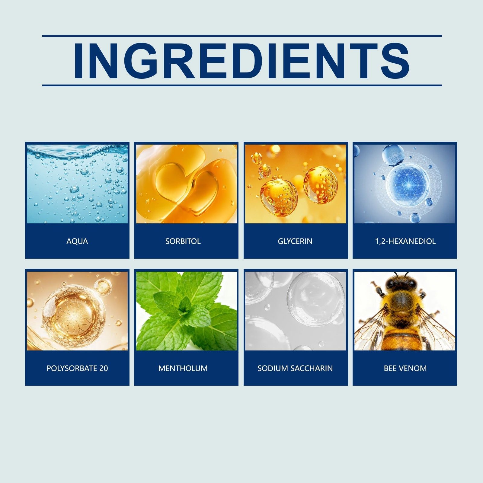 Bee Venom Mouthwash for Fresh Breath, Tartar Removal, Oral Care, Daily Use ,50ml