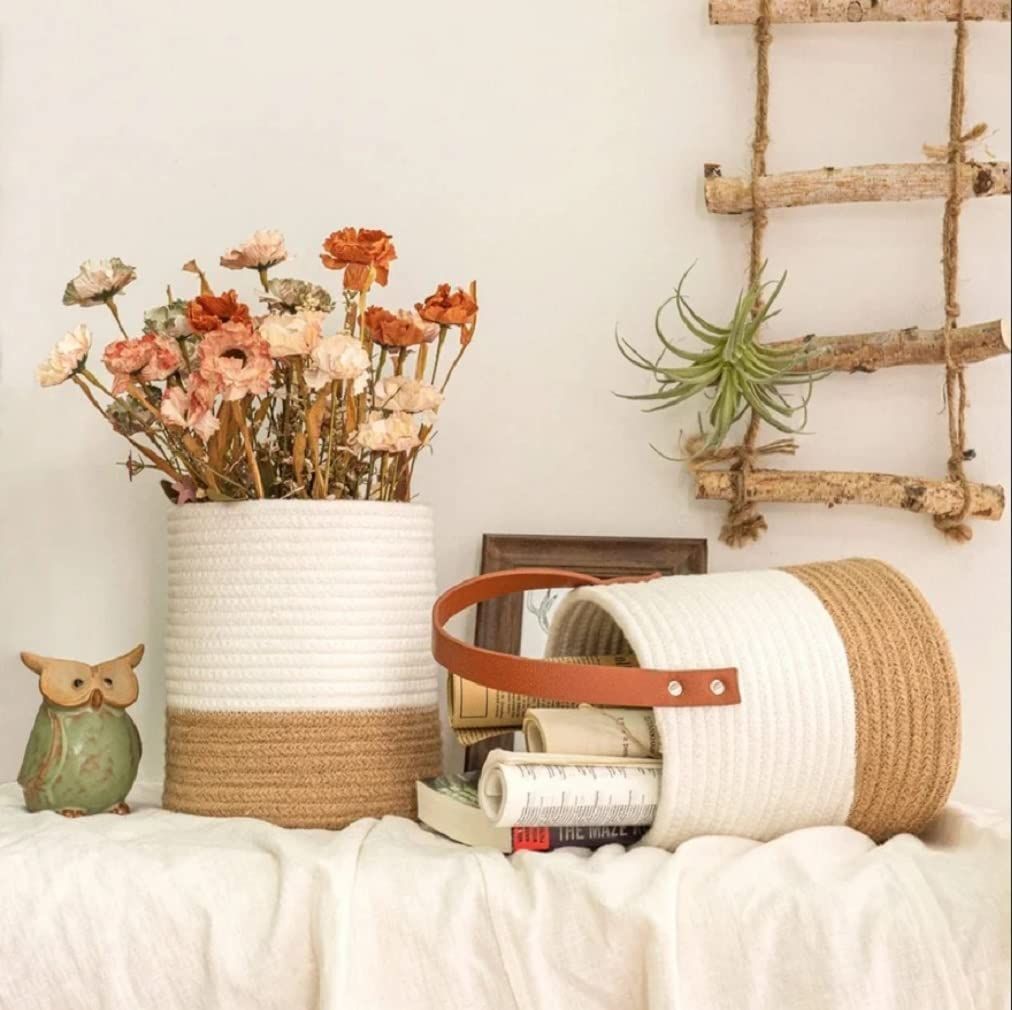 AIESY® Modern Home Handcrafted Rope Plant Hanging Basket