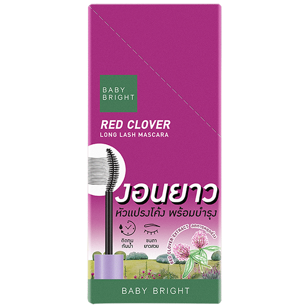 RED CLOVER LONG LASH MASCARA 4.8G BABY BRIGHT (M) #02 SEXY BROWN