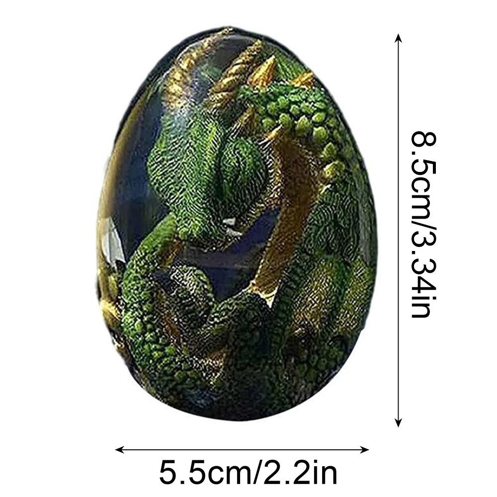 Lava Dragon Egg Dream Crystal Dinosaur Egg Souvenir Resin Sculpture Ornaments Home Decor