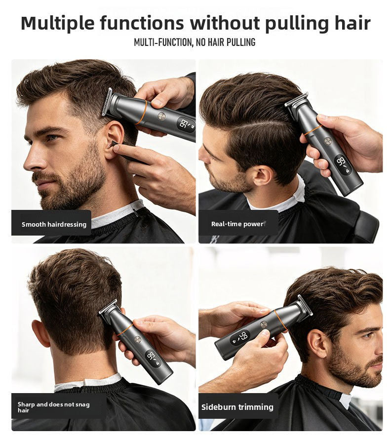 5-in-1 Hair Clipper with Guide Combs