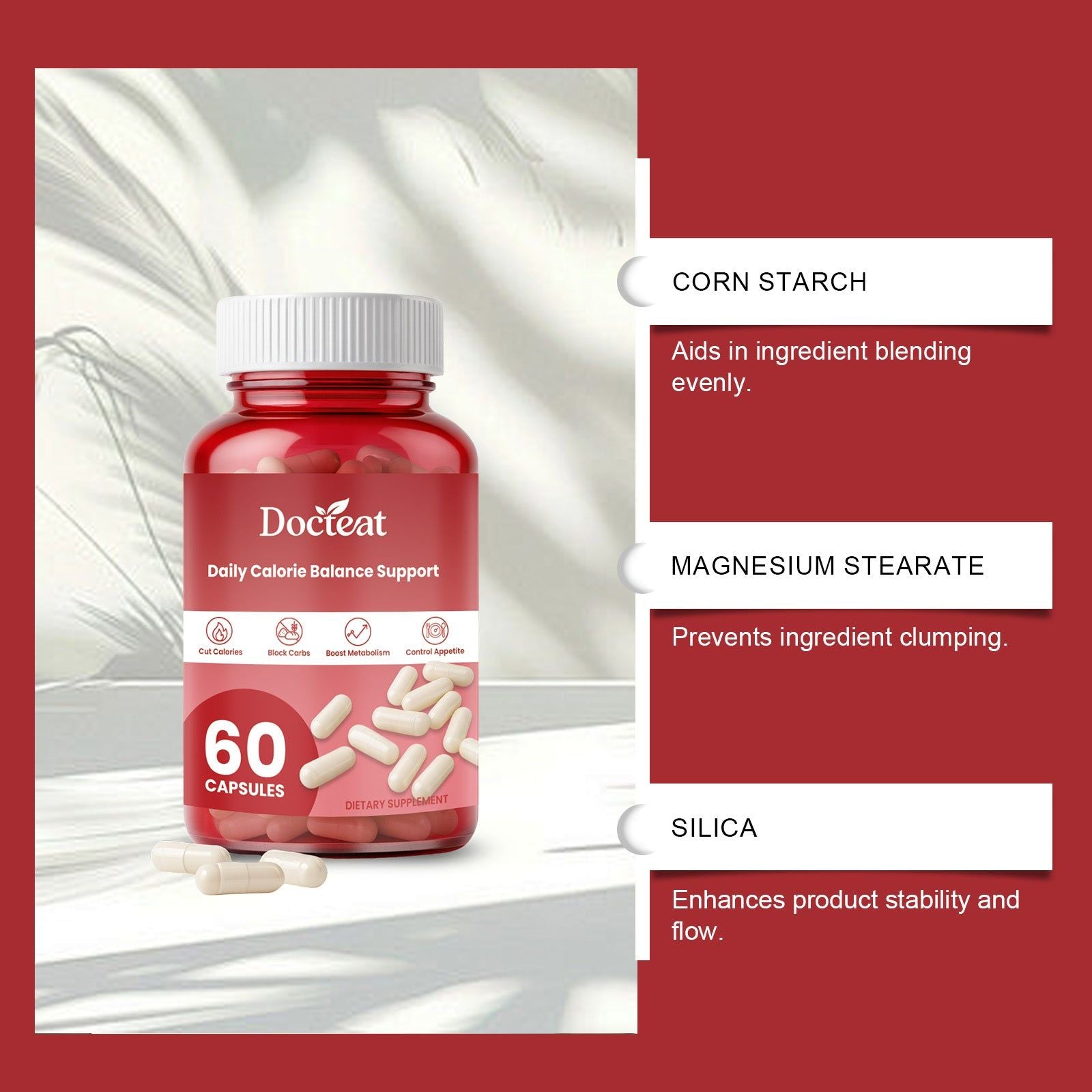 Boost Energy and Support Weight Loss with Body Care Capsules, Daily Nutritional Supplement ,60 capsules
