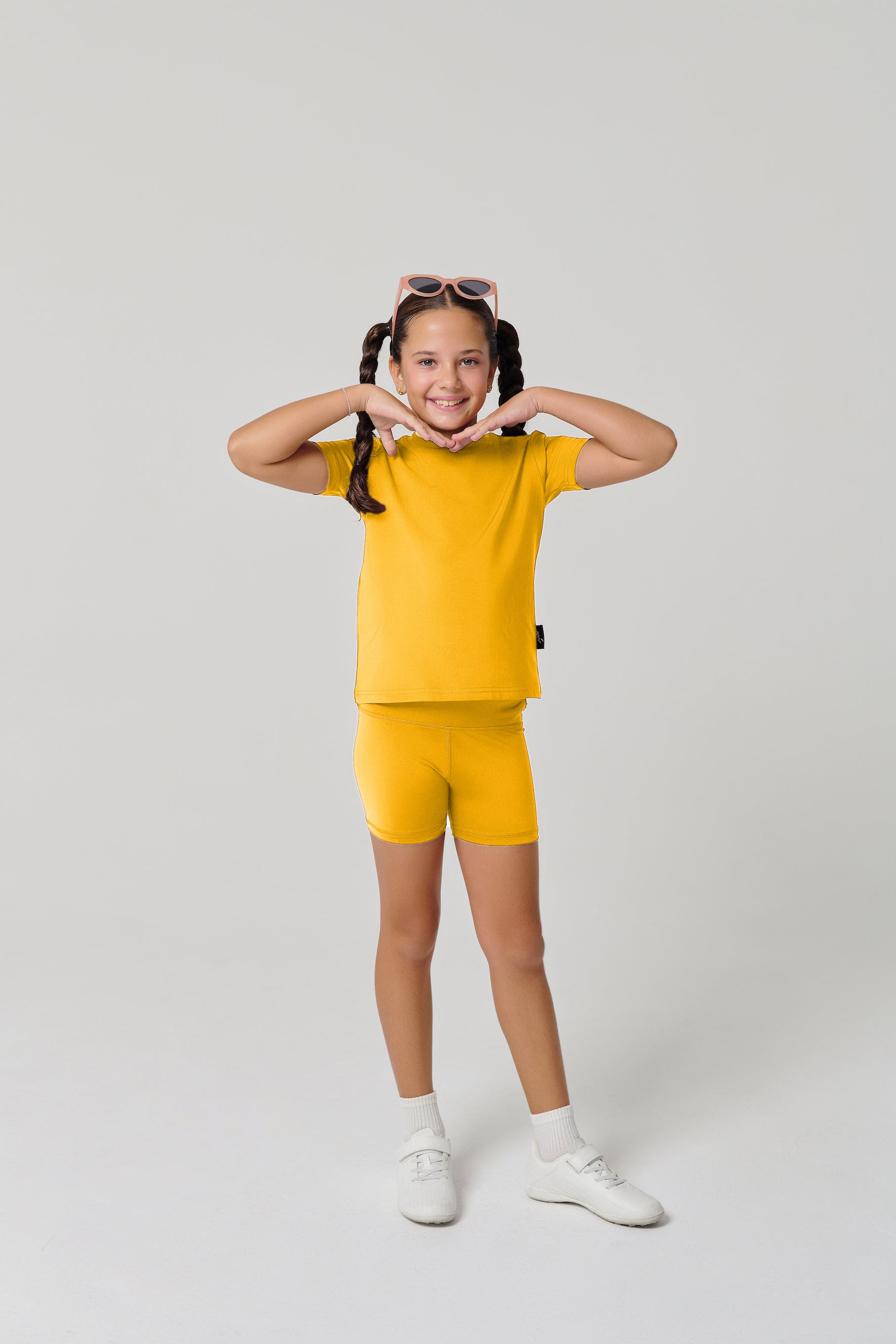 شورتات ركوب الدراجات "MULU Classic" للأطفال - أصفر