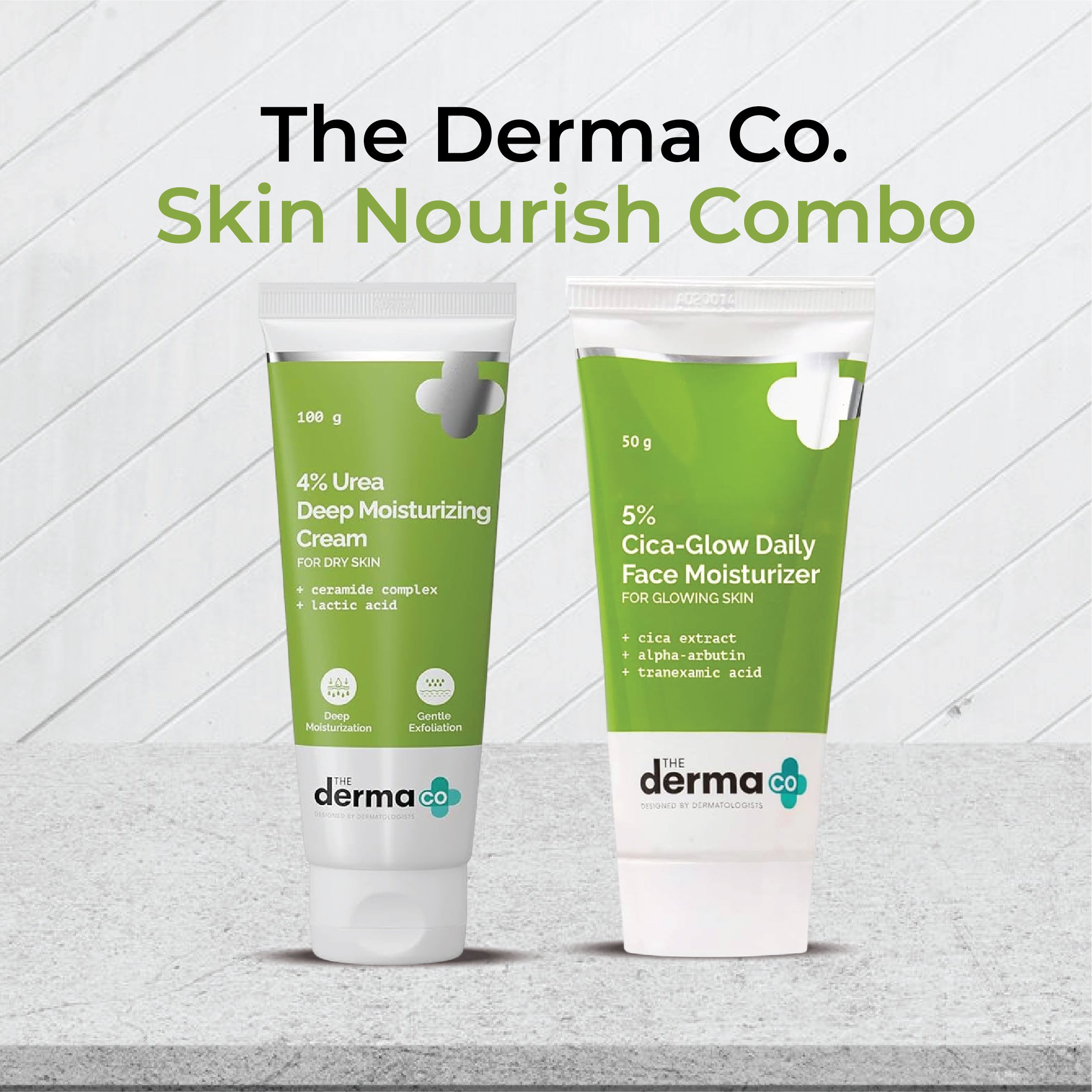 مجموعة منتجات تغذية البشرة من شركة Derma Co.