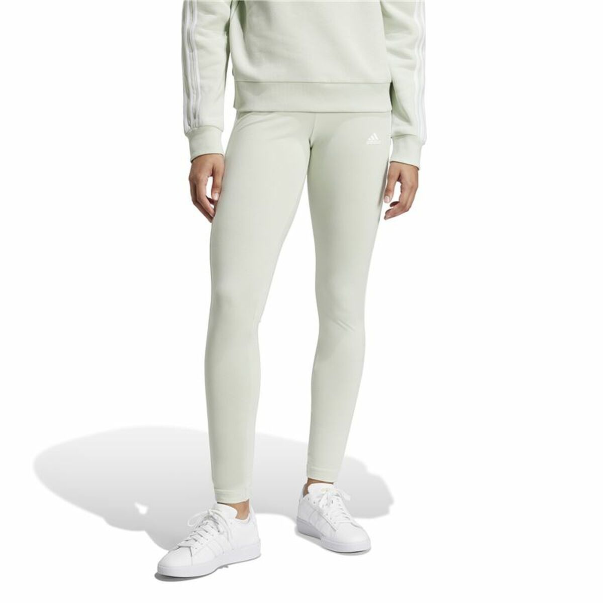 Sport leggings for Women Adidas Essentials 3-Stripes Green