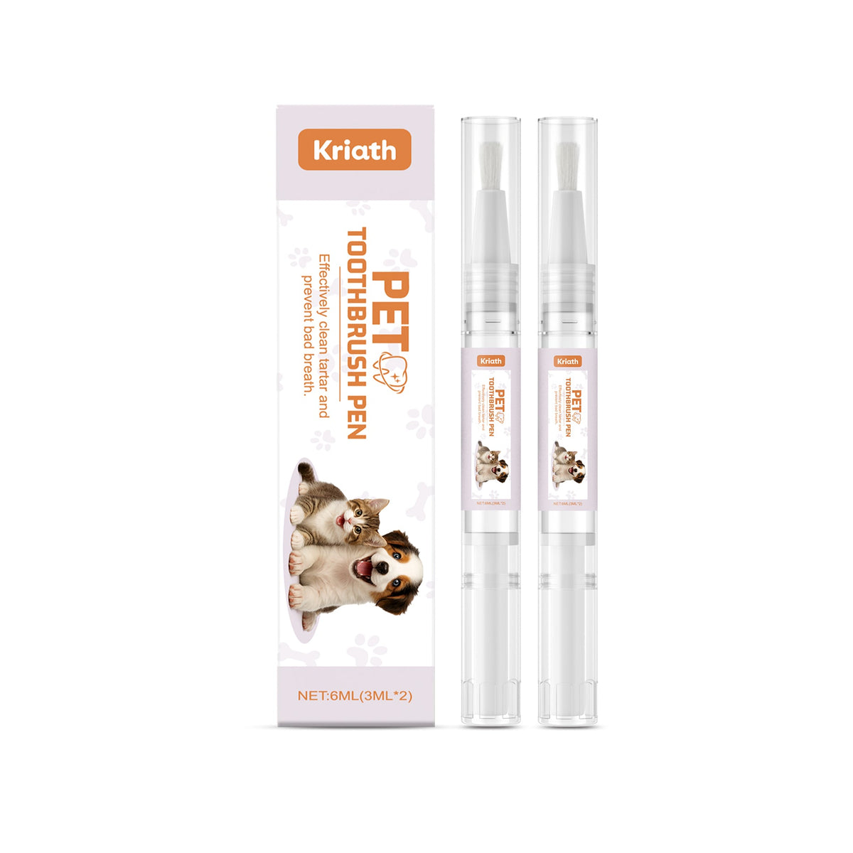 Pet Teeth Cleaning Pen, Gentle Oral Care for Pets, Fresh Breath, Tartar Control ,1 set