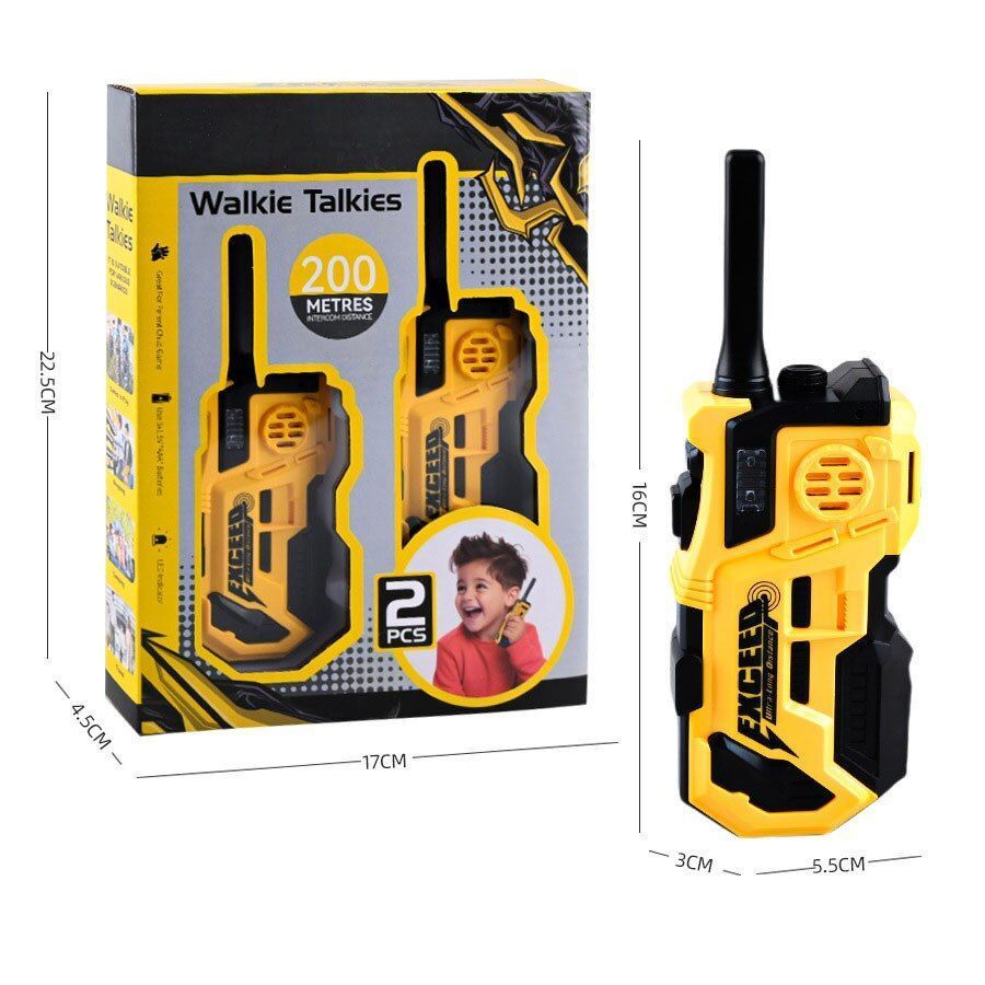 2 Pack Kids Walkie Talkies Interactive Toys for Children Ages 5-12 Christmas Birthday Gift
