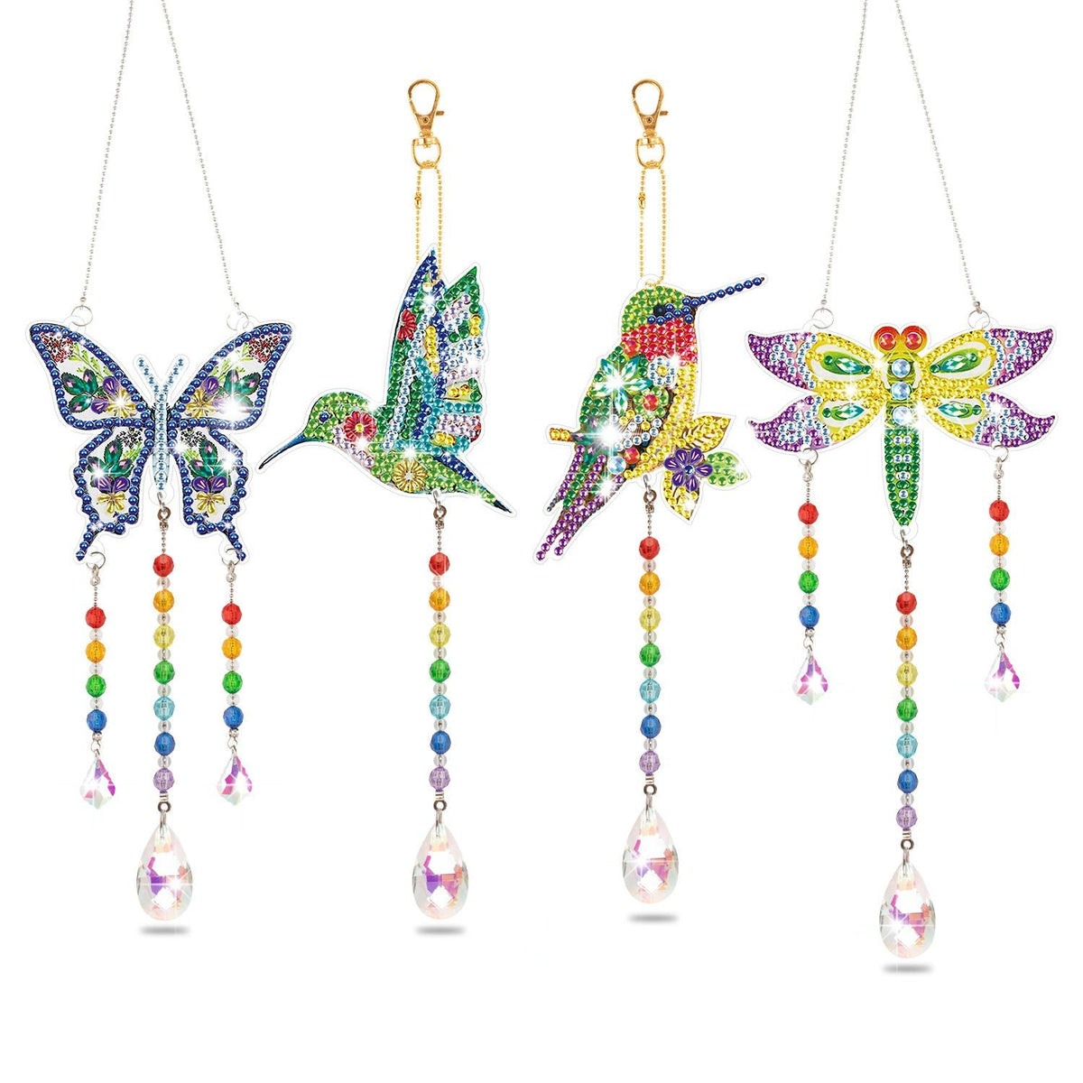 Crystal Craft Wind Chime 5D Double Sided DIY Diamond Art Painting Hanging Decor