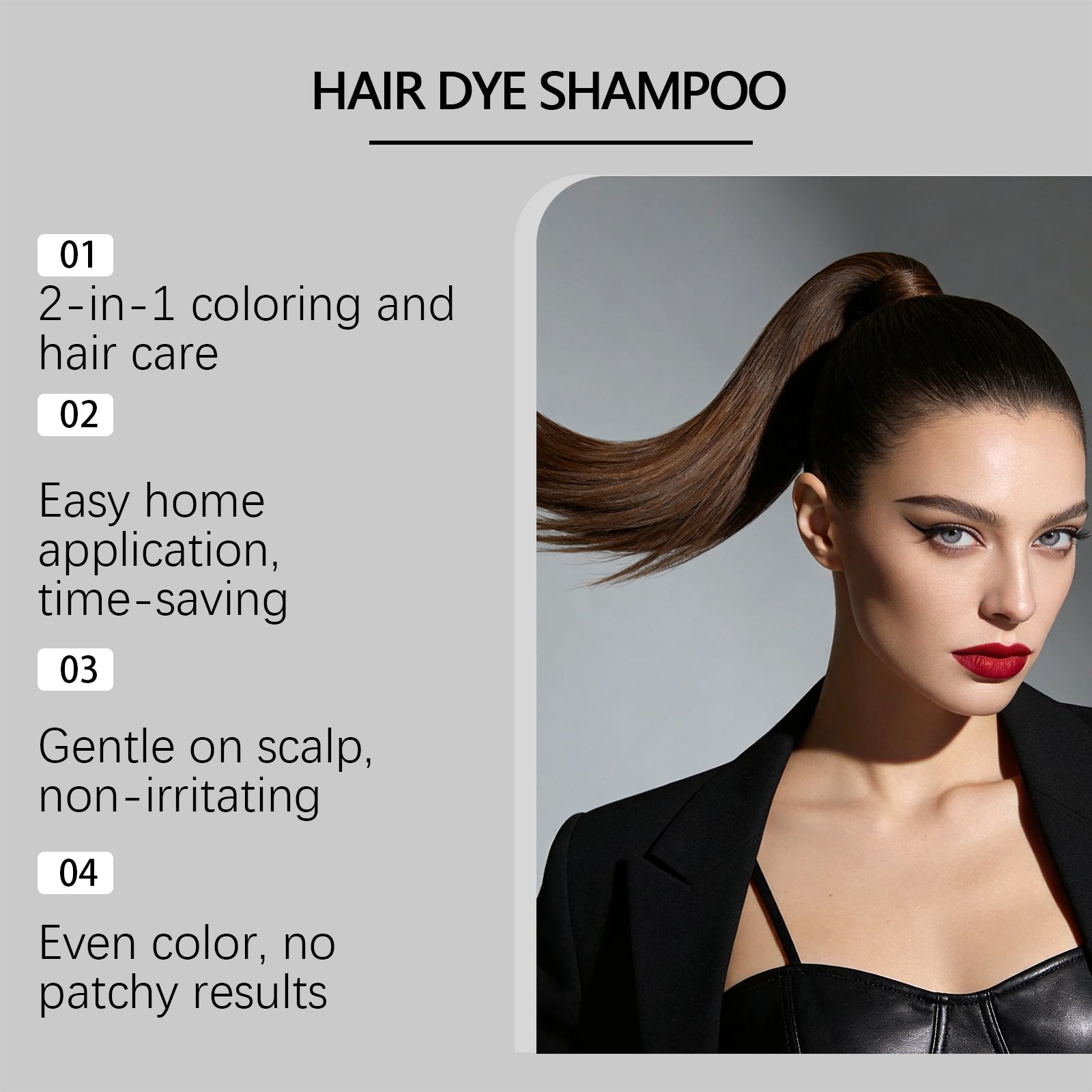 Coffee Hair Conditioner, Plant-Based, Bright Color, Soft Hair, Daily Use ,100ml
