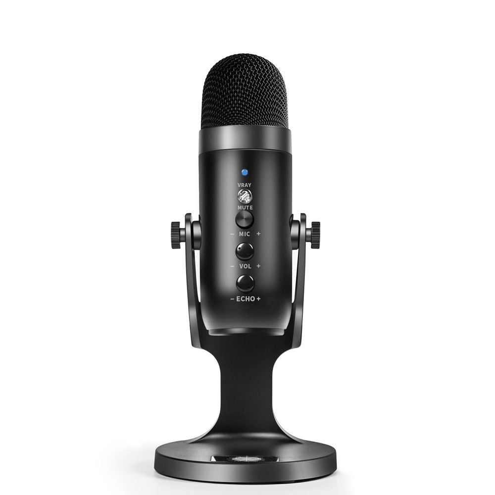 Condenser Microphone USB Gaming Microphone Noise Canceling Mic For PC Streaming