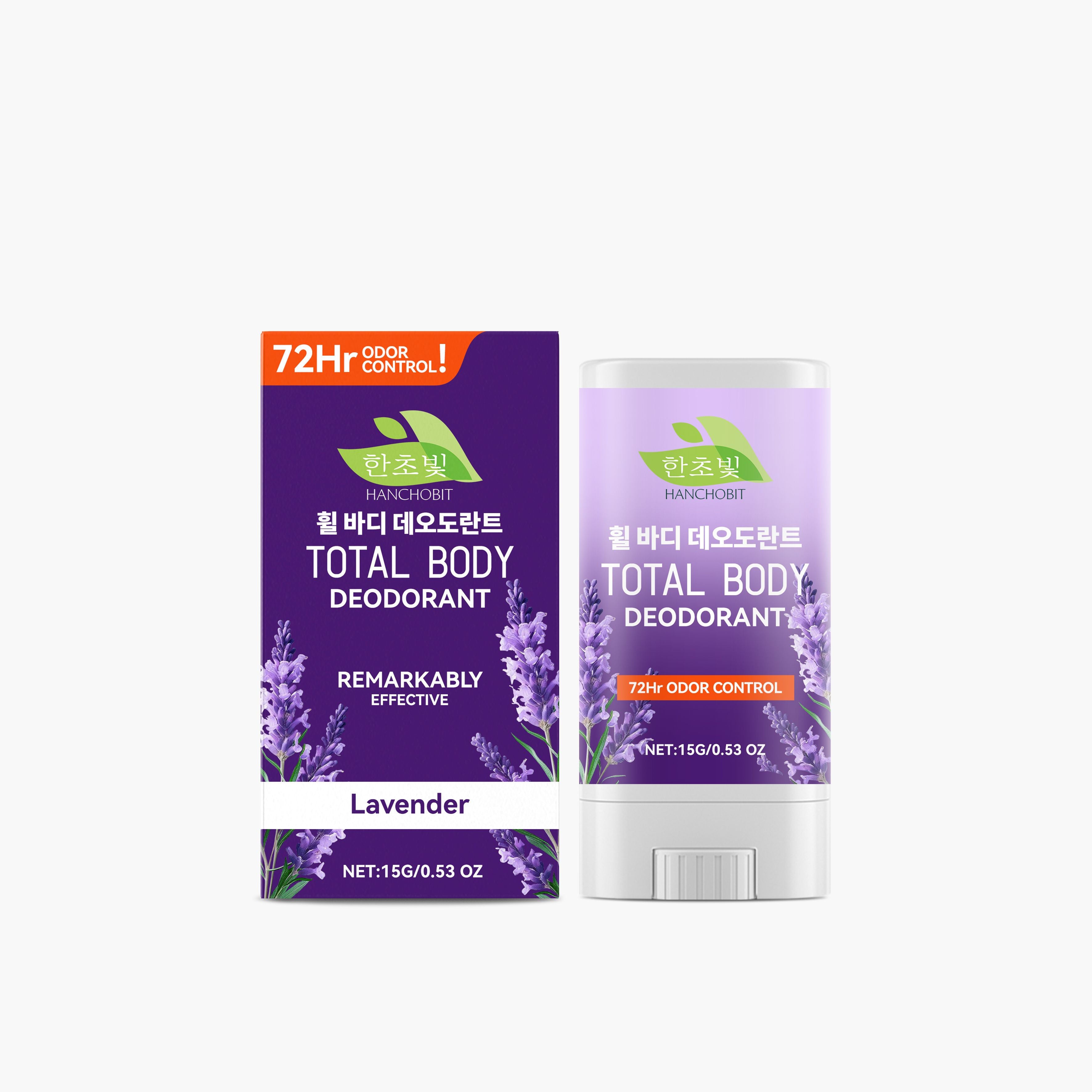 Body Care Stick, Lavender Antiperspirant, Long-Lasting Freshness, Gentle & Safe for Sensitive Skin ,15g