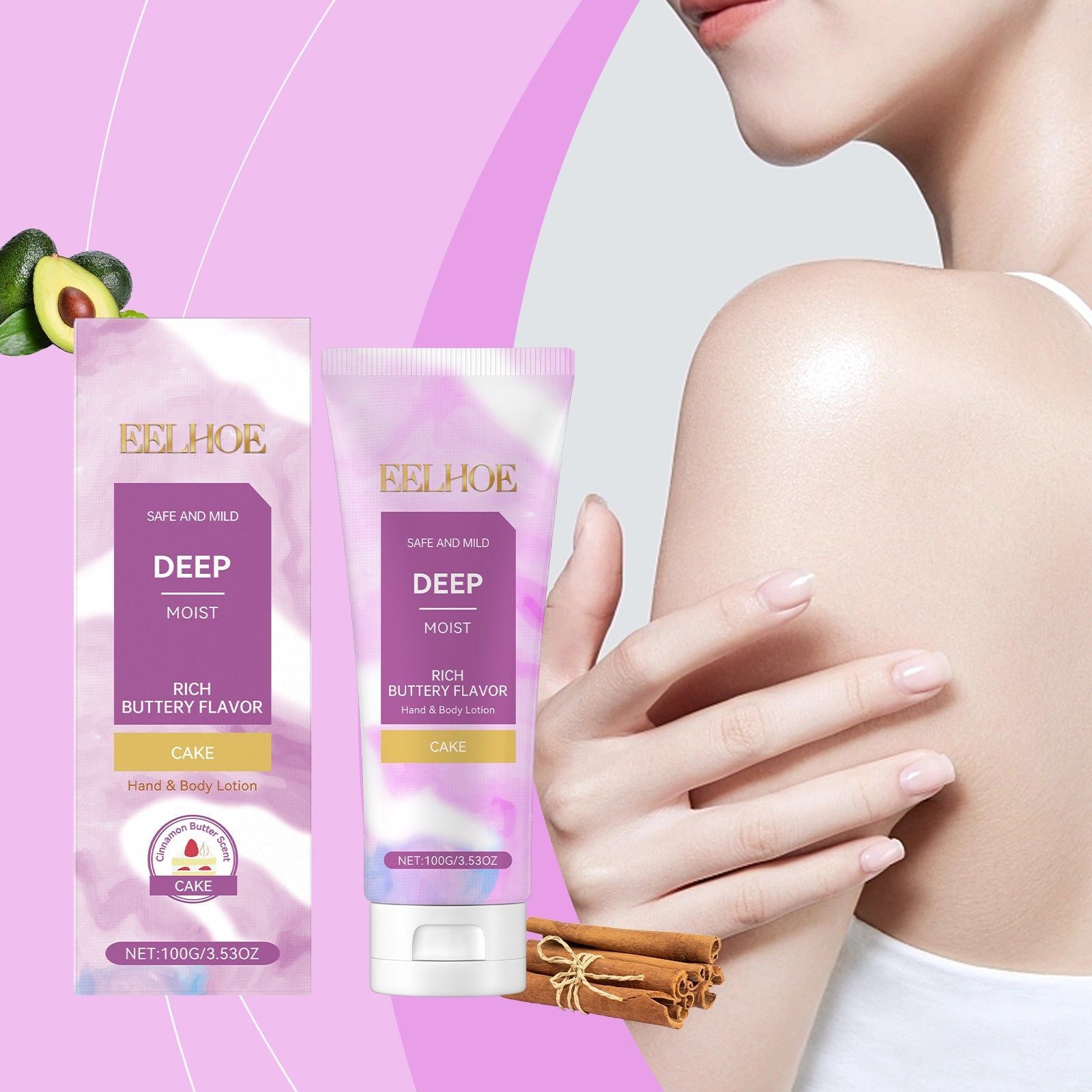 Deep Moisture Body Lotion, Brightening, Firming, Non-Sticky, Skin Refresh ,100g